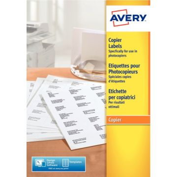 Boîte de 1 400 étiquettes copieur 105x39mm