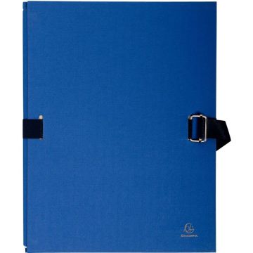 Paquet de 5 chemises extensibles toilées, bleu foncé