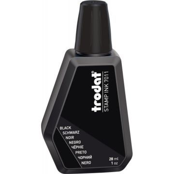 Flacon d'encre tampon  trodat coloris noir