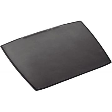 Sous-mains 65x52cm noir avec rabat transparent