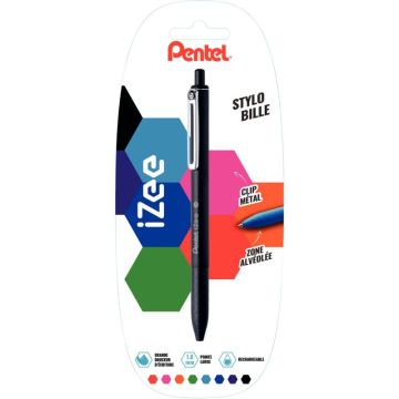 Blister de stylo bille Izee noir