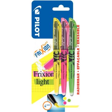 Blister de 3 surligneurs Frixion Light assortis