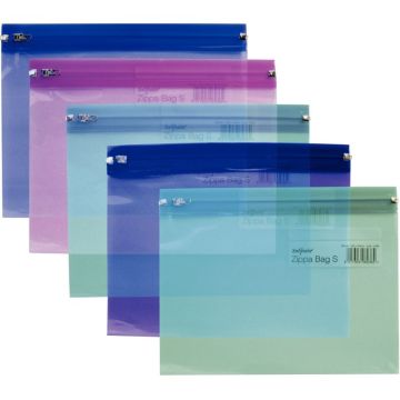 Pochette fourre-tout 255x190mm assorties