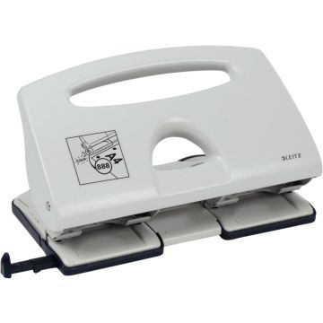 Perforateur 4 trous Leitz 40 feuilles gris
