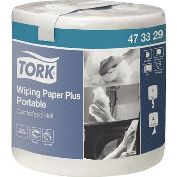 Bobine essuie-tout 2 plis blanche TORK+