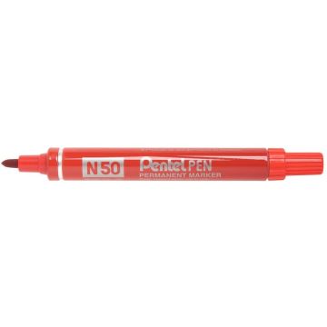 Marqueur permanent N50 pointe ogive rouge