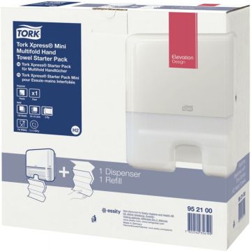 Pack 1 distributeur avec 1 recharge d'essuie-mains H2