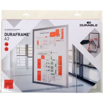 Cadre d'affichage Duraframe A3 argent