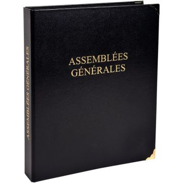 Classeur registre assemblées générales