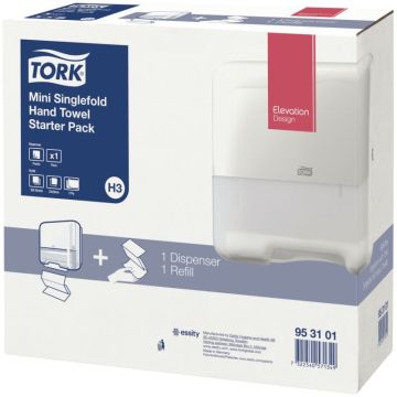 Pack 1 distributeur avec 1 recharge d'essuie-mains H3