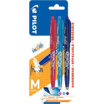 Blister de 3 rollers Frixion Ball fun assortis