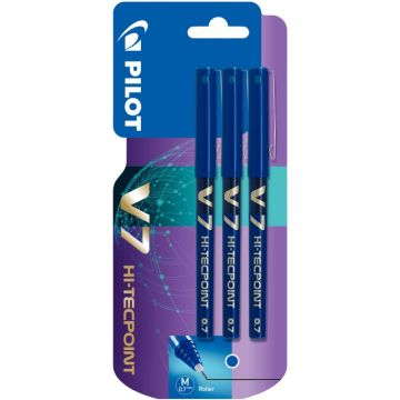 Blister de 3 Rollers V7 bleus