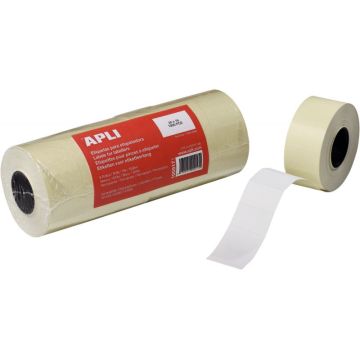 Lot de 6 rouleaux de 1000 étiquettes adhésif permanent  26x16mm coloris