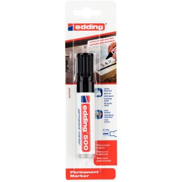 Blister de 1 marqueur permanent E500 noir