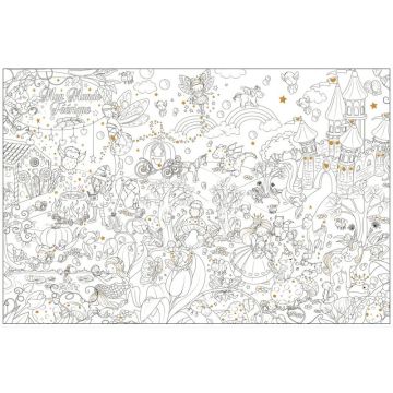 Coloriage géant les fées
