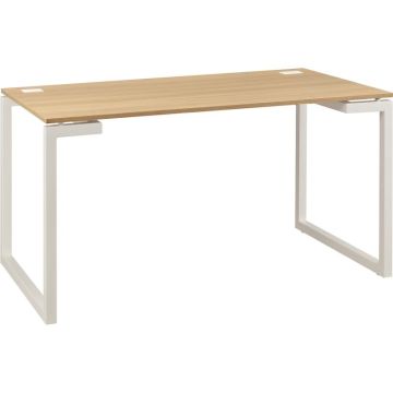 Table d'appoint pied cadre Sunday L120xH73xP60cm chêne