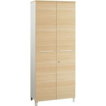 Armoire 2 portes L80xH192xP42cm chêne SUNDAY