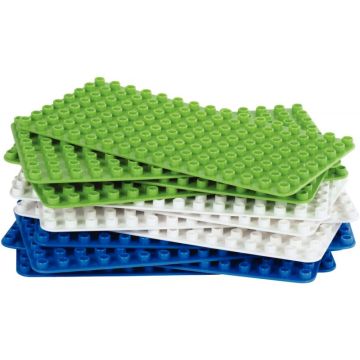 Lot de 12 plaques de construction assorties