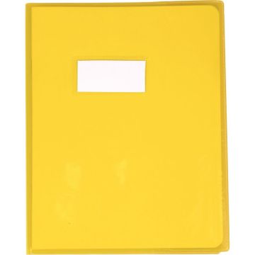 Protège-cahier cristal 17 x 22cm 22/100 coloris jaune