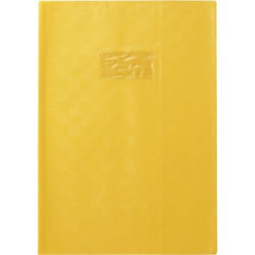 Paquet de 10 protège-cahiers avec rabats épaisseur 22/100ème 21 x 29,7 cm coloris jaune