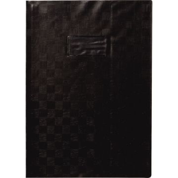 Paquet de 10 protège-cahiers avec rabats épaisseur 22/100ème 21 x 29,7 cm coloris noir