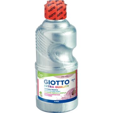 Flacon 250ml de gouache nacrée GIOTTO PEARL PAINT, coloris cyan