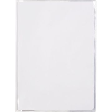 Protège cahier pvc A4 incolore a rabats