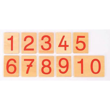 Chiffres imprimés de 1 à 10, gamme économique