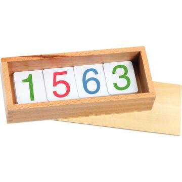 Cartes des nombres en plastique, gamme économique