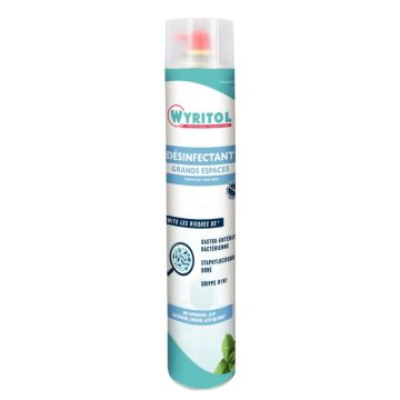 Aérosol 750ml désinfectant grand espace menthe