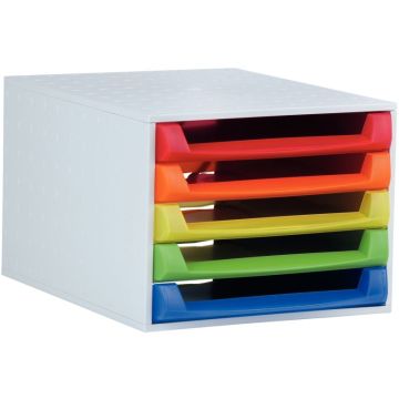 Module 5 tiroirs THE BOX arlequin