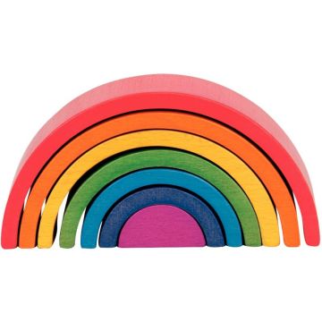 Boite de 7 arches arc-en-ciel en bois
