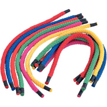 Sachet de 12 cordelettes 40cm coloris assortis