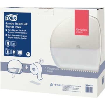 Pack 1 distributeur avec 1 rouleau de papier hygiènique T1 2 plis