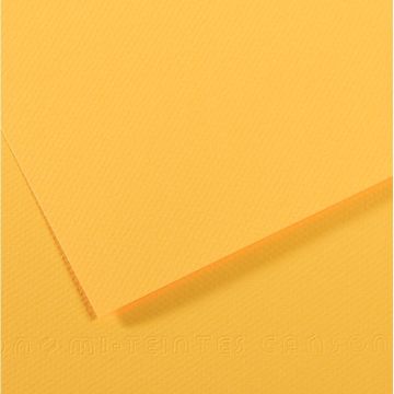 Paquet de 10 feuilles mi-teinte format 50x65cm  bouton d'or