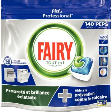 Sachet 140 tablettes lave-vaisselle FAIRY