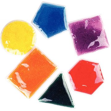 Carton de 6 formes géométriques en gel