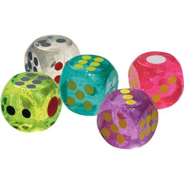 Dé rebondissant 4x4x4 assortis