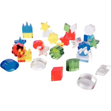 Boite de 30 formes en cristal assortis