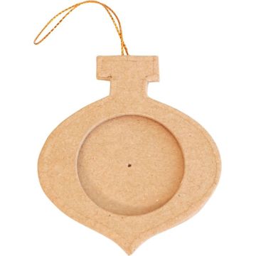 Lot de 10 cadres boules de Noël à suspendre, assortiment n°2