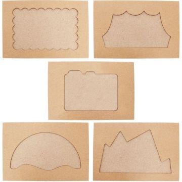 Lot de 10 étuis photo fantaisie en carton