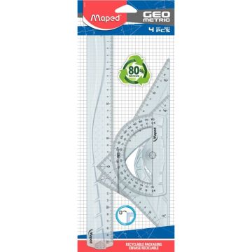 Set de 4 articles de traçage recyclé