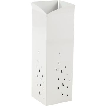 Porte parapluie métal blanc