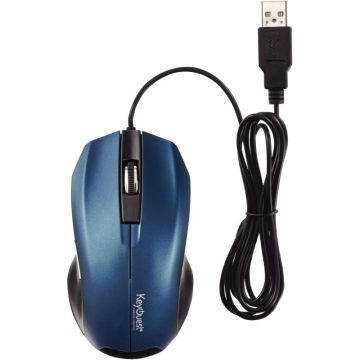 Souris filaire optique KeyOuest Expert couleur bleu