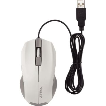 Souris filaire optique KeyOuest Expert couleur blanc