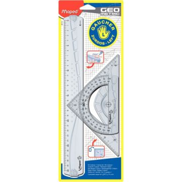 Set de 3 pièces de traçage pour gaucher GEOMETRIC