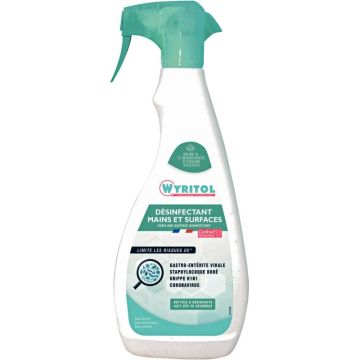 Spray 750ml désinfectant mains et surfaces