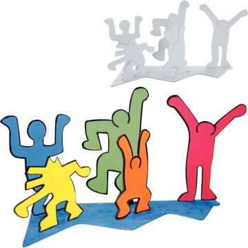 Lot de 5 sculptures carton Fiesta