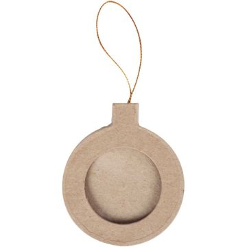 Lot de 10 cadres boules de Noël à suspendre, assortiment n°1