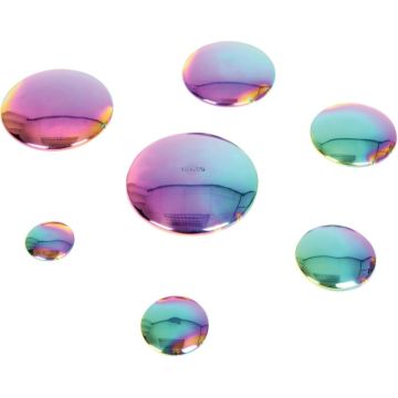 Boite de 7 galets arc-en-ciel tailles assorties